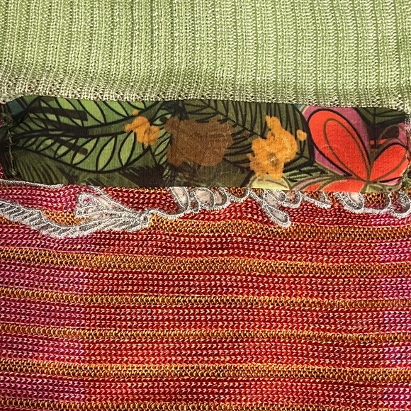 Desigual Vintage Y2K Colorful Striped Knit Dress M/L - Picture 10 of 11